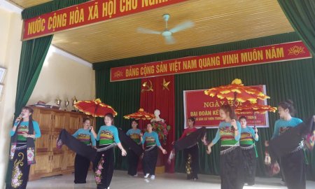 Khu dân cư Thôn Trung Thành xã Lương Trung - Điểm sáng trong giữ gìn bản sắc văn hóa dân tộc, truyền thống Đại đoàn kết toàn dân