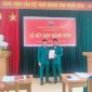 Chi bộ Quân sự xã Lương Trung kết nạp Đảng viên mới